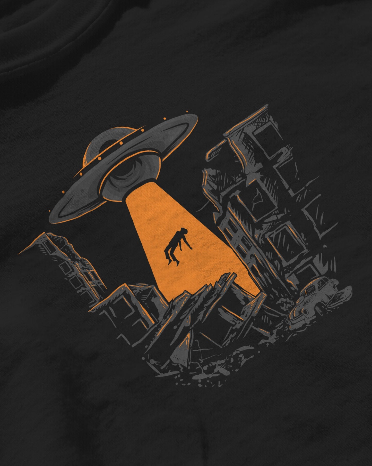 Alien Abduction Oversized Tee