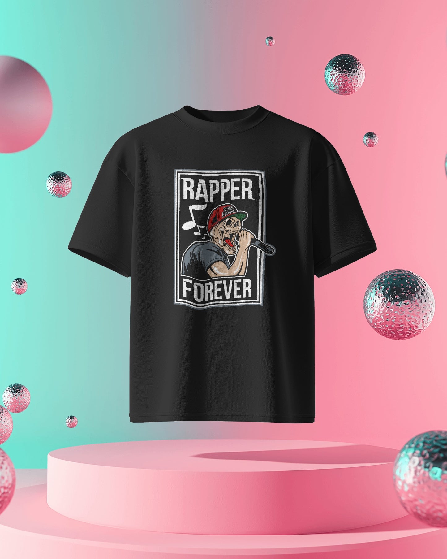 Rapper Forever Oversized Tee