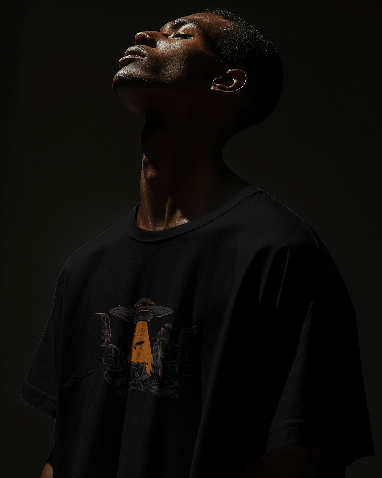 Alien Abduction Oversized Tee